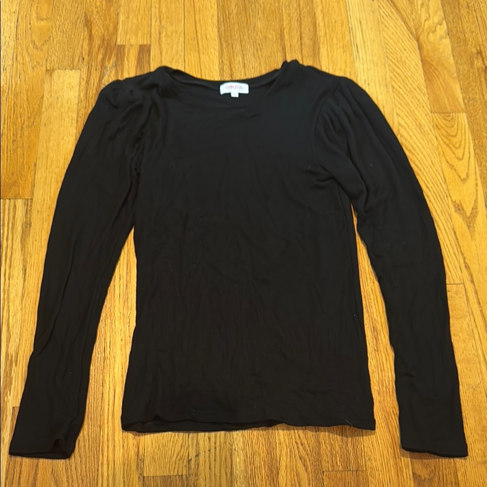 Goldie Black Long Sleeve Blouse Women’s S